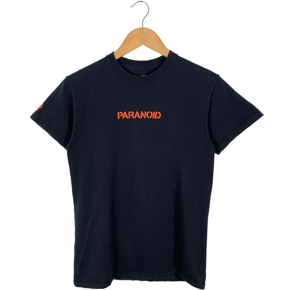 Anti Social Social Club x Undefeated 'Paranoid' Graphic Tee Black mens size S